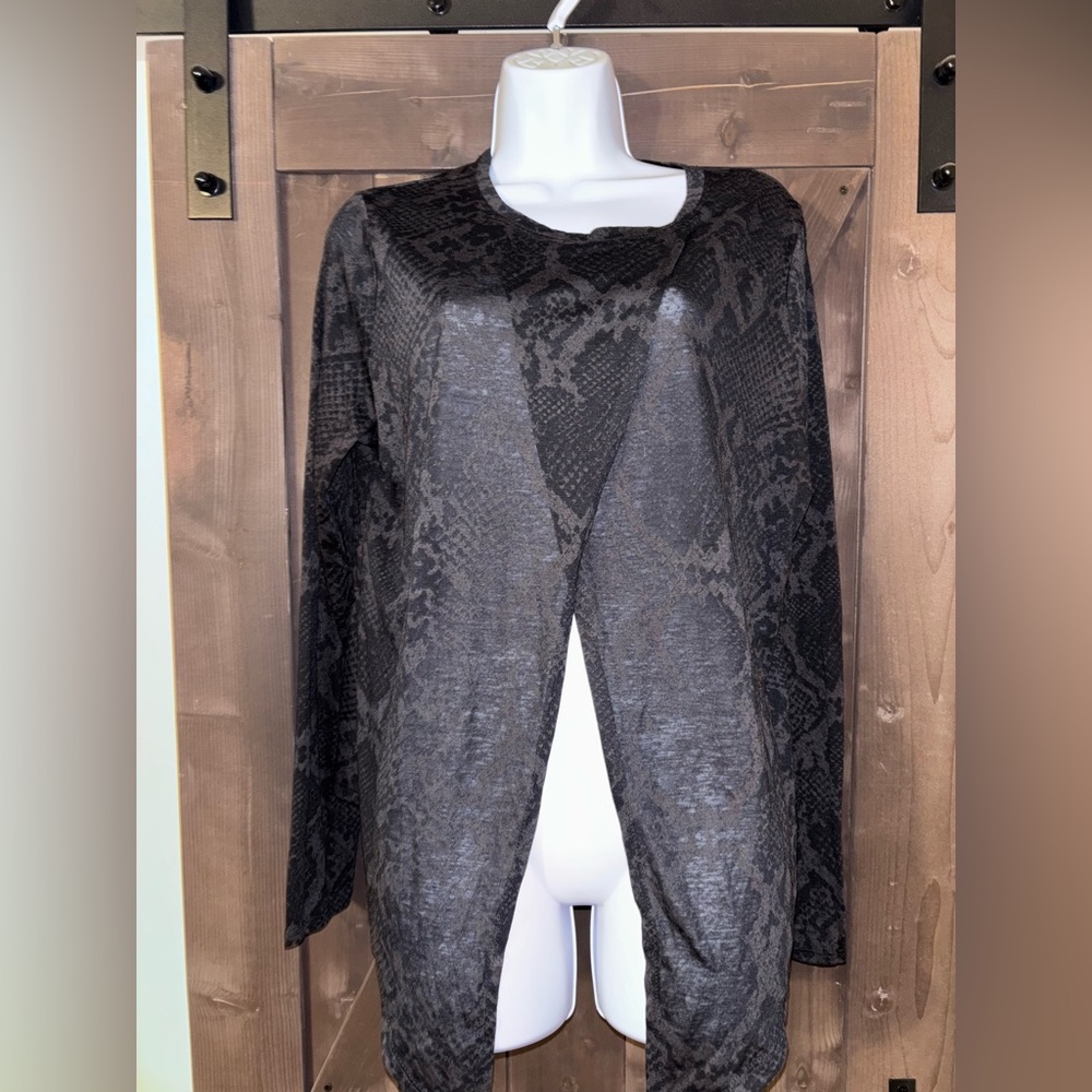 Women’s JoyLab Black Leopard Long Sleeve